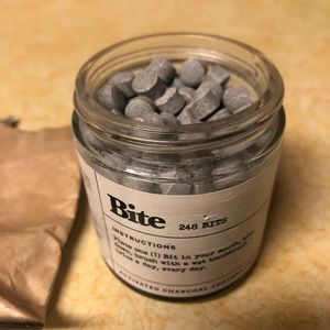 Bite toothpaste bits- Mint charcoal